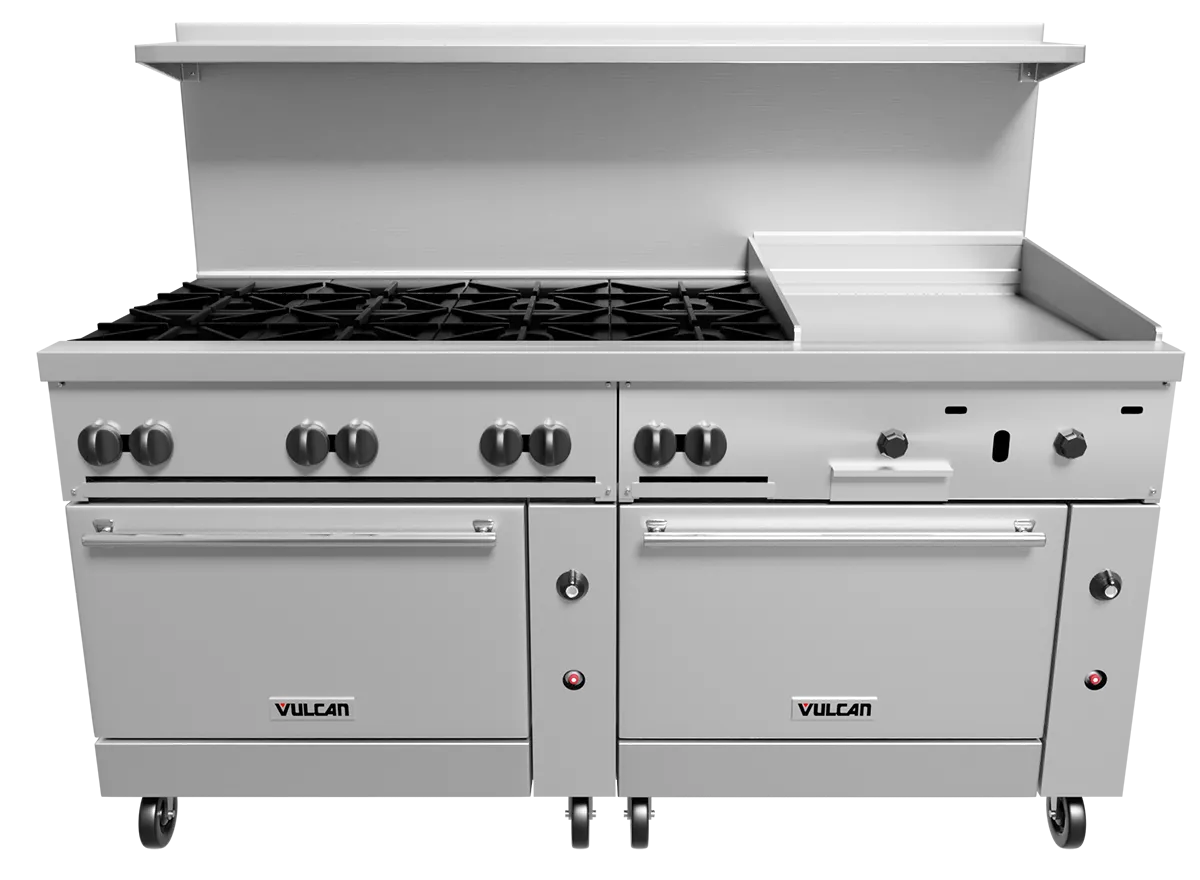 commercial stove with griddle