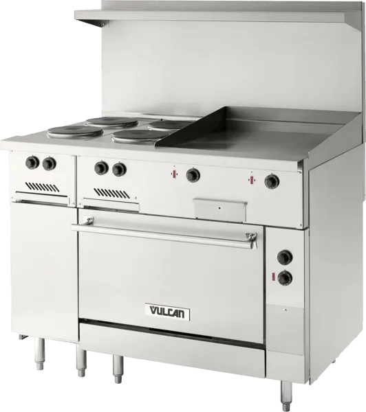 48 electric range with griddle