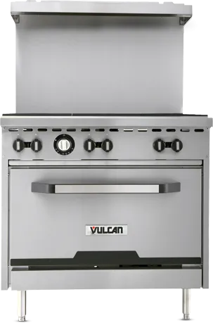 6 burner commercial gas range 