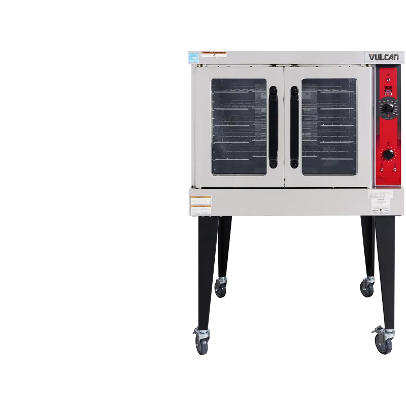VC4GD Convection Oven on legs with casters