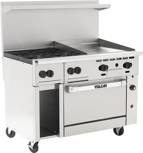 Standard Range SR-R24-24MG-NG 24 Commercial Gas Range with 24 Griddl