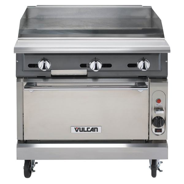 LANG Commercial Electric Range with Griddle and Oven 36S-10