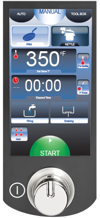 Touchscreen Controls Manual Mode