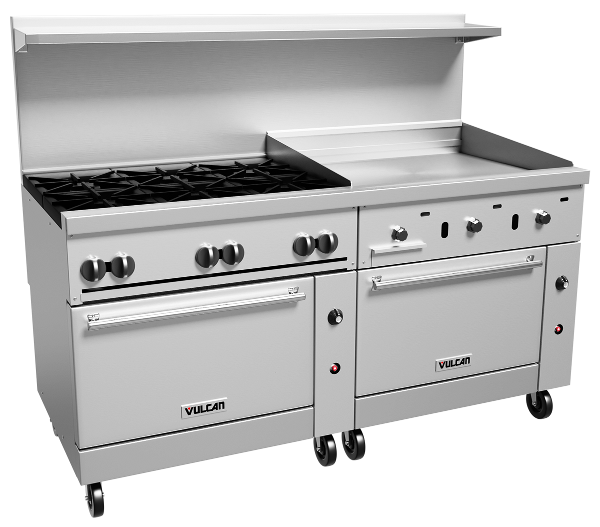 Vulcan 72SC-6B36GT — Gas Range, 72"W x 41"D x 58"H