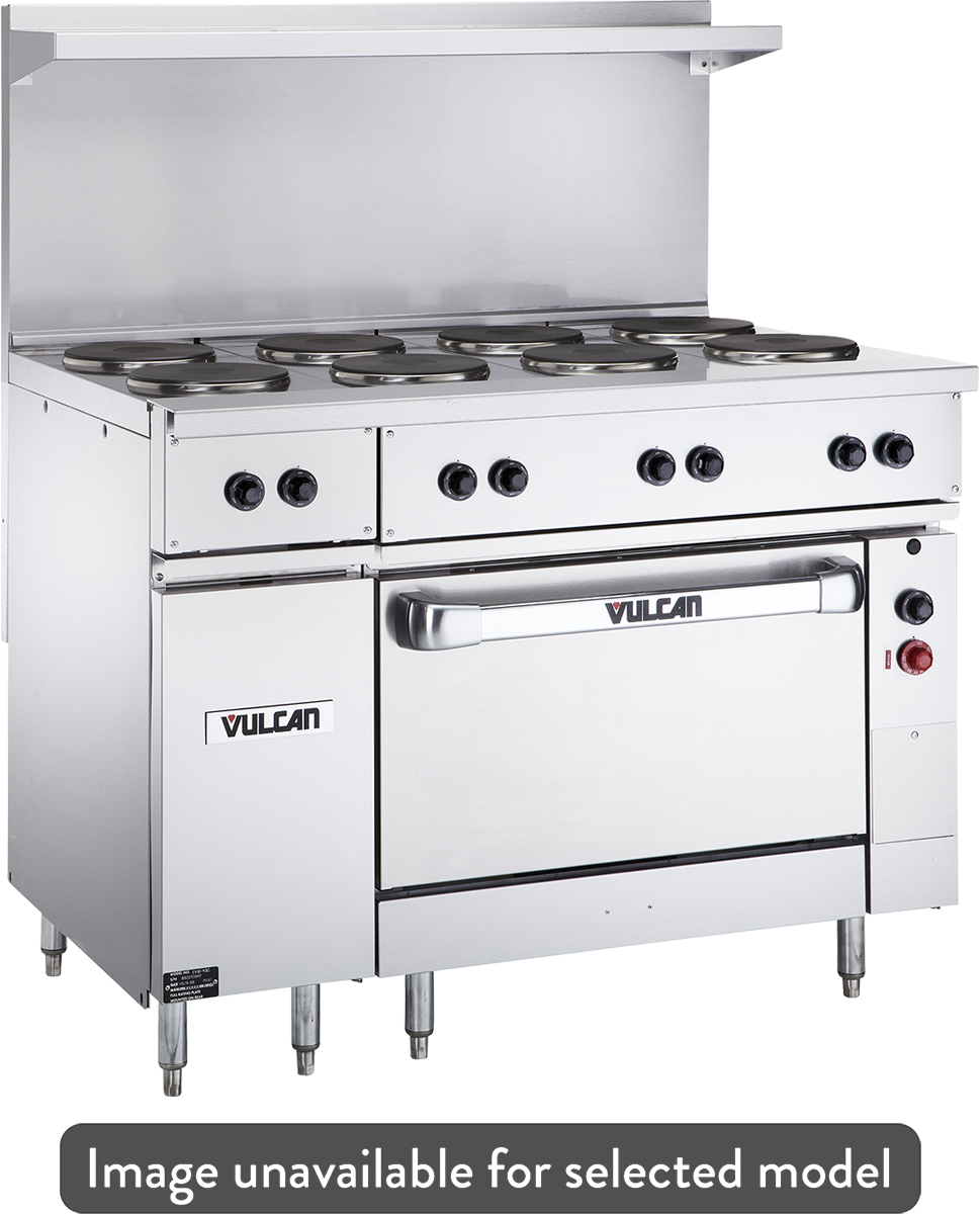 Vulcan EV48S-8FP — Commercial Range, 48"W x 34"D x 58"H