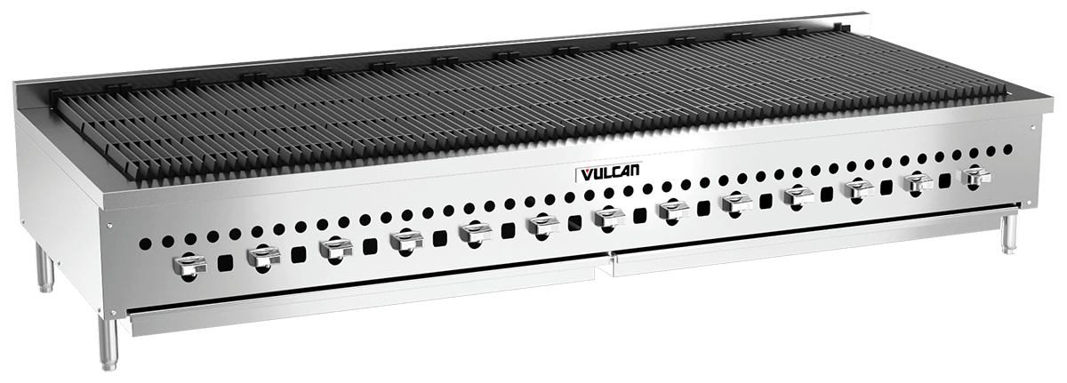 Vulcan VCCB72 — Gas Charbroiler, 72"W x 27"D x 15"H, 188,500 BTU