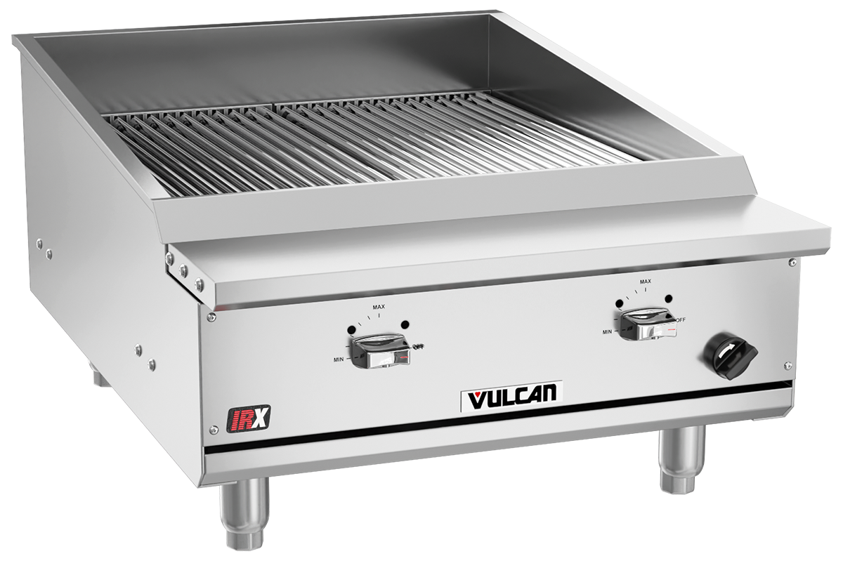 Vulcan VTEC25 — Gas Charbroiler, 25"W x 35"D x 13"H, 44,000 BTU
