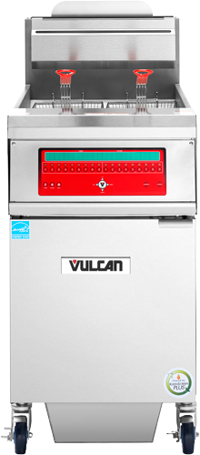 Vulcan VHG70 — Gas Fryer, 19.69"W x 32.69"D x 47.75"H