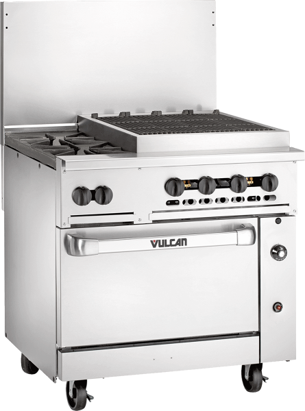 Vulcan 36S-2B24CB — Gas Range, 36"W x 34"D x 58"H