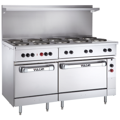 Vulcan EV60SS-10FP — Commercial Range, 60"W x 34"D x 58"H