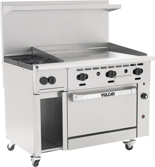 Vulcan 48S-2B36GT — Gas Range, 48"W x 34"D x 58"H